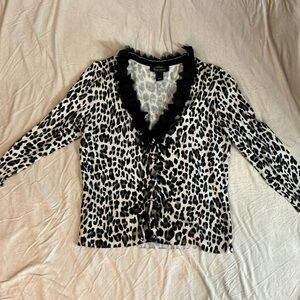 Cheetah Print Cardigan